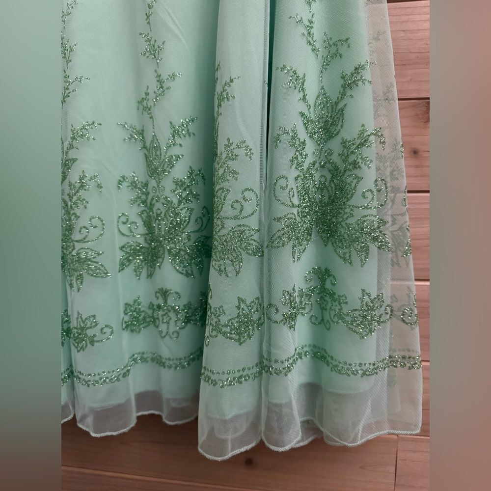 Y2k Ruby Rox Size Small Tinkerbell Green Straples… - image 4